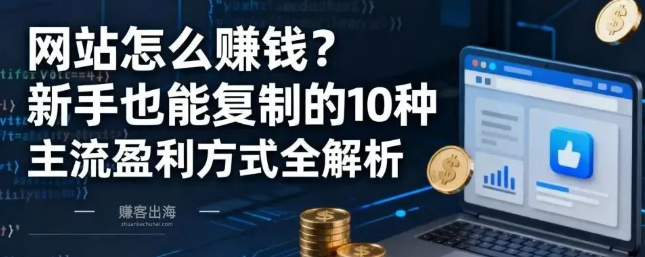 网站怎么赚钱？网站的盈利模式有哪些？