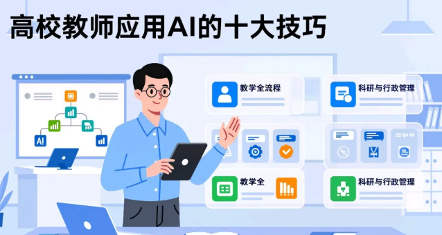 高校教师怎么使用AI提升教学质量？高校教师应用AI的十大技巧