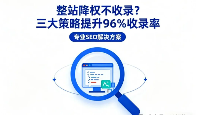 百度SEO整站降权不收录怎么办？