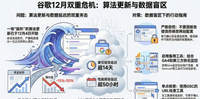 Google 12月算法更新与GSC数据延迟怎么应对？
