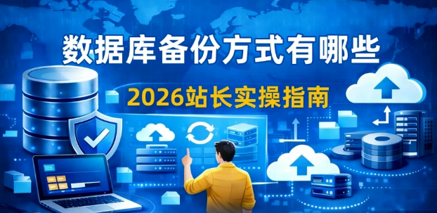 数据库怎么备份？数据库备份方式有哪些？