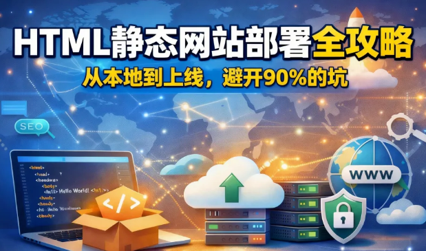 HTML静态网站怎么部署？HTML静态网站部署全攻略