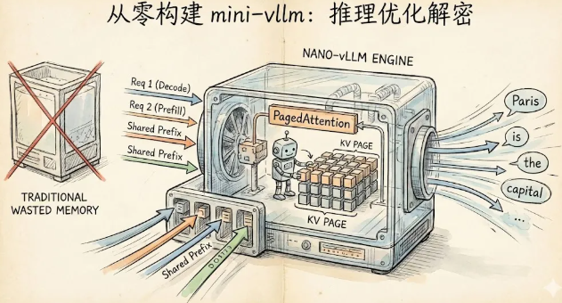 如何从零开始构建Mini vLLM？