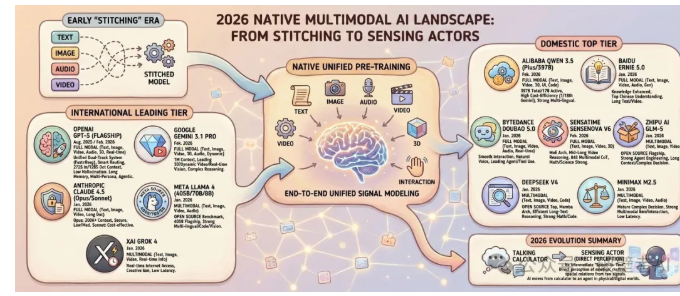 2026 原生多模态大模型盘点：GPT-5、豆包 5.0 谁更好用？