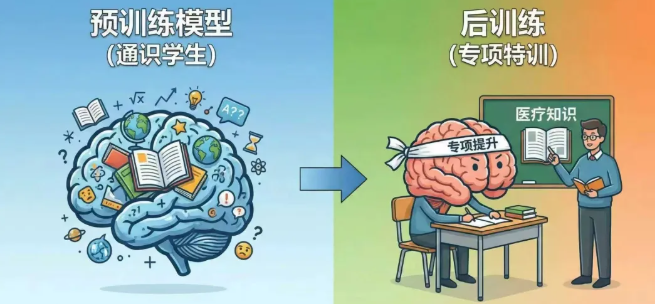 大模型后训练到底训什么？预训练与后训练核心区别